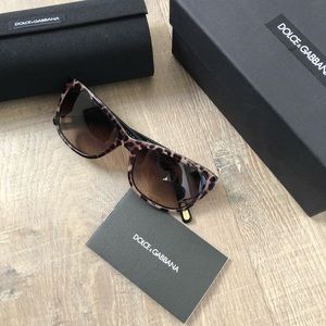 Dolce & Gabbana Havana Gold Wayfarer